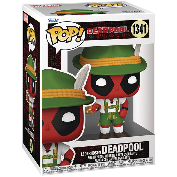 Funko POP #1341 Marvel Deadpool Lederhosen Deadpool Figure